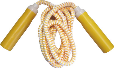 

Simran Sports Cotton Yellow Beaded Skipping Rope(Yellow, Length: 275 cm)