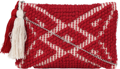 

Diwaah Women Casual Red Cotton Sling Bag