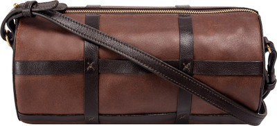 

Hidesign Women Formal Tan Genuine Leather Sling Bag