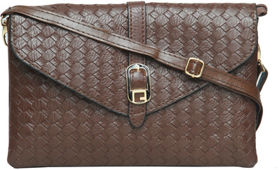 

Shopharp Women Casual Brown Polyester Sling Bag