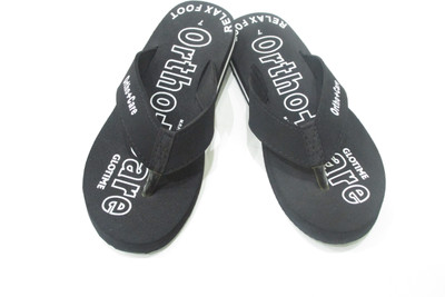 

Glotime Flip Flops, Black