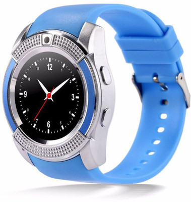 

MOBILE LINK A1 Bluetooth Sport Smartwatch Gold Smartwatch(Blue Strap FREE SIZE)