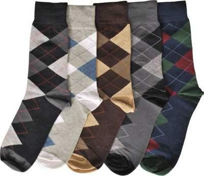 Tahiro Men & Women Solid Knee High, Mid-Calf/Crew(Pack of 5)