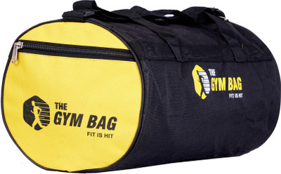 

La Milano Gym Bag with extra Pocket Gym bag(Black, Kit Bag