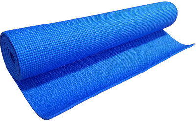 

zainmark Yoga Mat for Gym workout and flooring exercise Anti Slip Blue 6 mm Yoga Mat