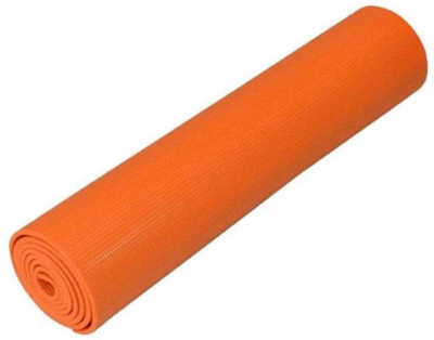 

Bhavika Enterprises Yoga Mat for Yoga,Gym Workout and Flooring Exercise and Anti Slip Orange 6 mm Yoga Mat