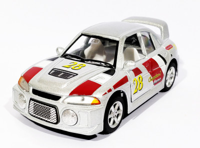 

Jack Royal Kinsfun Silver Turbo Racers Metal Cars with Graphics(Silver)