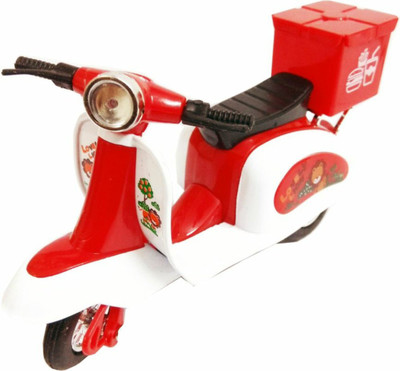 

LIL GEMS Gifting Model Toy Vintage Scooter Diecast With Pull Back Mechanism - Red, Yellow (Multicolor, Colour may Vary)(Multicolor)