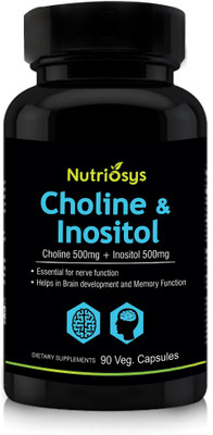 

Nutriosys Choline & Inositol - (90 Veg Capsules)(90)