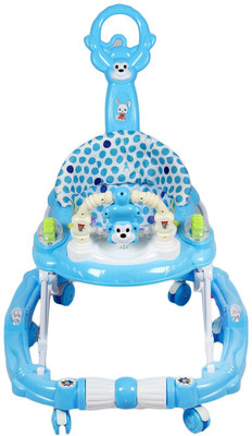 

Continental Musical Walker & Rocker With Parent Rod(Blue)