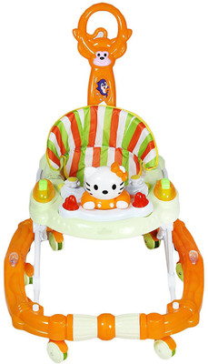 

Continental Musical Walker & Rocker With Parent Rod(Orange)