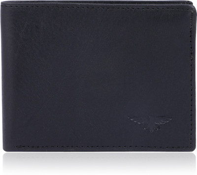 

TUSCANY Men Black Genuine Leather Wallet(4 Card Slots)