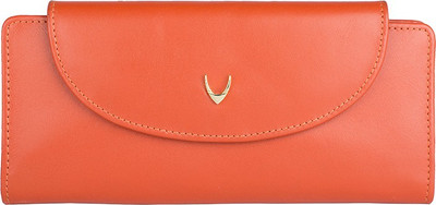 

Hidesign Women Casual Orange Genuine Leather Wallet(1 Card Slot)