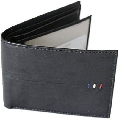 

Laps of Luxury Men Black Genuine Leather Wallet(7 Card Slots)