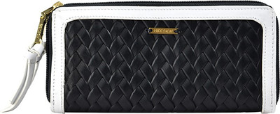 Hidesign Women Black Genuine Leather Wallet(1 Card Slot)