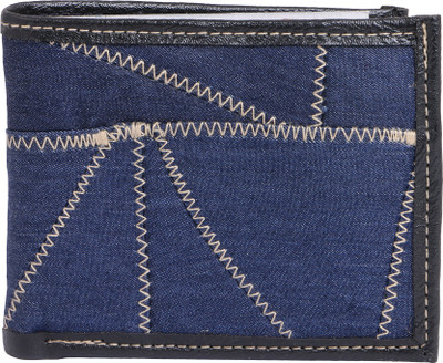

Indha Craft Men Blue Denim Wallet(6 Card Slots)