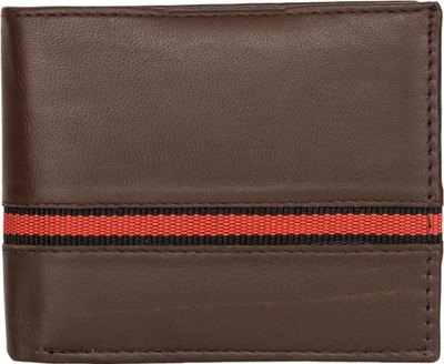 

AspenLeather Men Brown Genuine Leather Wallet(5 Card Slots)