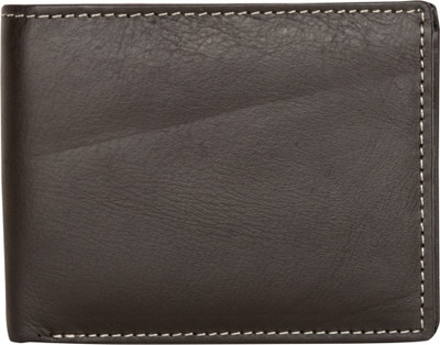 

AspenLeather Men Brown Genuine Leather Wallet(5 Card Slots)