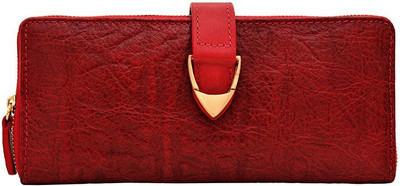 

Hidesign Women Casual Red Genuine Leather Wallet(1 Card Slot)