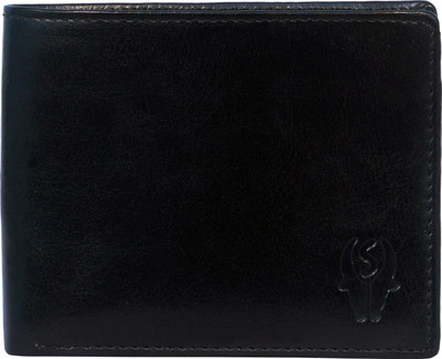 

SAMTROH Men Black Genuine Leather Wallet(3 Card Slots)