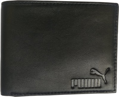 Puma Men Black Genuine Leather Wallet 