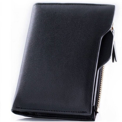Accezory Men Black Canvas Wallet(7 Card Slots)