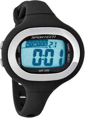 

Sportech Blue13137 Sportech Women's | Classic Black Digital Water Resistant Sport Watch | HA0335 Watch - For Women