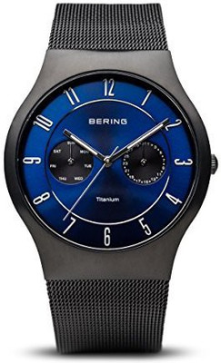 

Bering Blue 6378 BERING Time 11939-078 Mens Classic Collection Watch with Mesh Band and scratch resistant sapphire crystal. Designed in Denmark. Watch - For Men