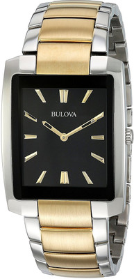 

Bulova Black18348 Bulova Men's 98A149 Analog Display Quartz Two Tone Watch Watch - For Men