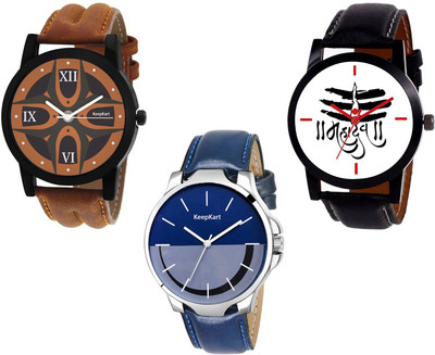 

Keepkart Sett Of Three MODISH Designer Watch For Couple Watch - For Men & Women