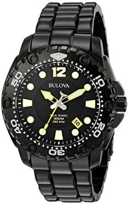 

Bulova Black17193 Bulova Men's 98B242 Sea King Analog Display Japanese Quartz Black Watch Hybrid Watch - For Men