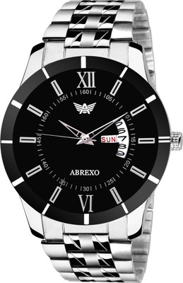 

Abrexo Abx-DG1557-SLVBLK Gents Uncompareable Design DAY AND DATE FUNCTIONING Watch - For Men