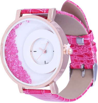 

Septem IDEAL Stylist Diamond Analogue PINK Color Women's Watch - For Women Watch - For Women