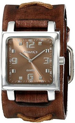 

Nemesis Brown 15228 Nemesis Unisex 516BFXBB Lite SQ Series Analog Display Japanese Quartz Brown Watch Watch - For Men