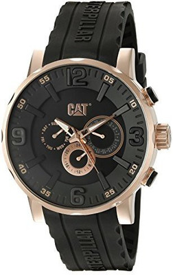 

CAT Black14784 CAT WATCHES Men's NJ19921139 Bold Multi Gent Analog Display Quartz Black Watch Hybrid Watch - For Men
