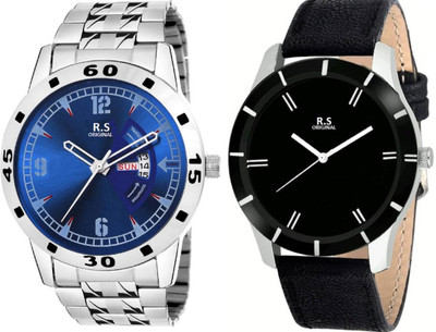 

R S Original RSO-3095 DAY AND DATE BLUE WATCH FOR MEN Watch - For Men