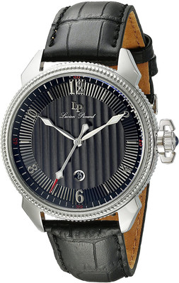 

Lucien Piccard black20088 Lucien Piccard Men's LP-40053-01 Trevi Stainless Steel Watch with Leather Band Watch - For Men