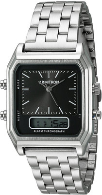 

Armitron Sport black21825 Armitron Men's 20/5124BKSV Analog-Digital Chronograph Silver-Tone Bracelet Watch Watch - For Men