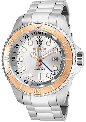 

Invicta Silver 14880 Invicta Men's 16964 Reserve Hydromax Analog-Display Swiss Quartz Silver-Tone Watch Hybrid Watch - For Men