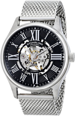 

Stuhrling Original Black13335 Stuhrling Original Men's 747M.02 "Classic Atrium Elite" Automatic Stainless Steel Watch Watch - For Men