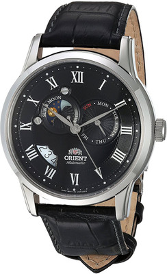 

Orient Black16953 Orient Men's FET0T002B0 Sun and Moon Analog Display Japanese Automatic Black Watch Watch - For Men
