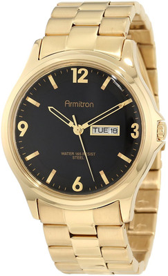 

Armitron Black 7983 Armitron Men's 20/4847BKGP Stainless Steel Gold-Tone Black Dial Bracelet Watch Watch - For Men