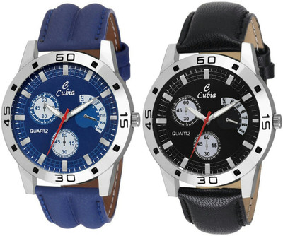 

cubia Cb- 1256 New pair of Blue&Black Watch - For Men