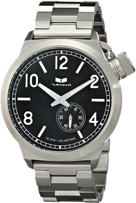 

Vestal Black 7929 Vestal Men's CTN3M01 "Canteen" Stainless Steel Black Dial Watch Watch - For Men