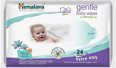 

Himalaya Gentle Baby Wipes(24 Pieces)