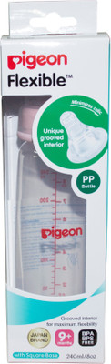 

Pigeon Flexible Plastic feeding bottle - 240 ml(Pink)