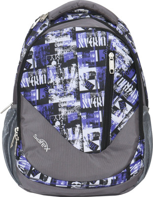 

Safex RS1439 4 L Backpack(Grey, Purple), Multicolor