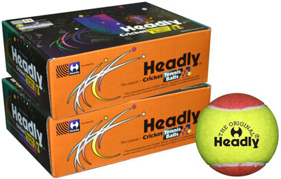 

Headly Heavy Cricket Tennis Ball(Pack of 12, Multicolor)