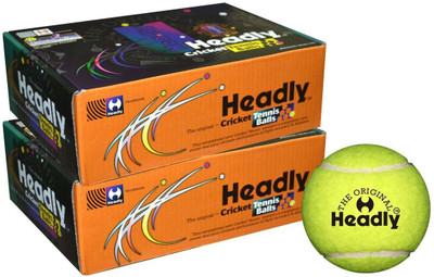

Headly Heavy Cricket Tennis Ball(Pack of 12, Yellow)