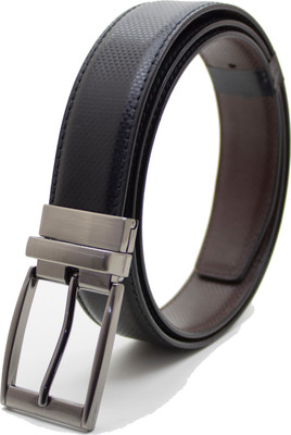 

Bageera Men Formal, Casual Black, Brown Genuine Leather Reversible Belt